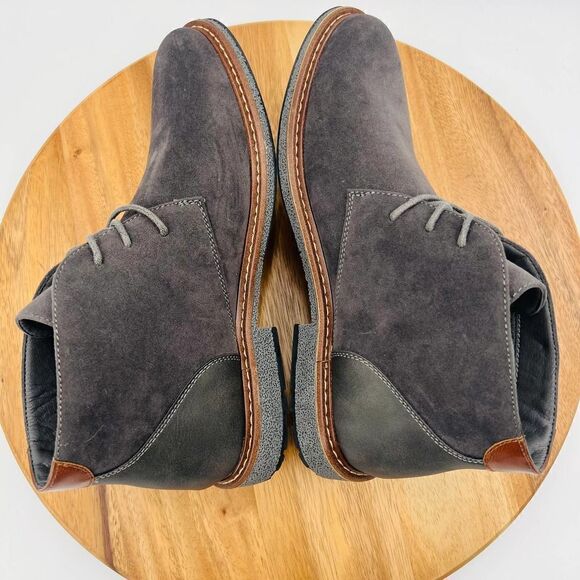 Vance Co. Orson Men’s Suede Chukka Boot In Dark Gray Size 10 - Picture 11 of 16